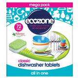 Ecozone Dishwasher Tablets - 72 Pieces