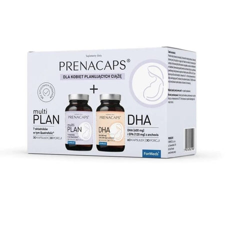 Formeds Prenacaps MultiPLAN  + DHA - 30 + 60 Capsules