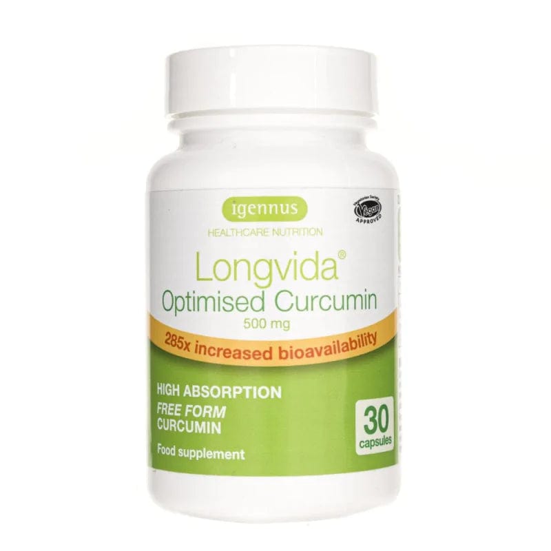 Igennus Longvida Optimized Curcumin - 30 Capsules