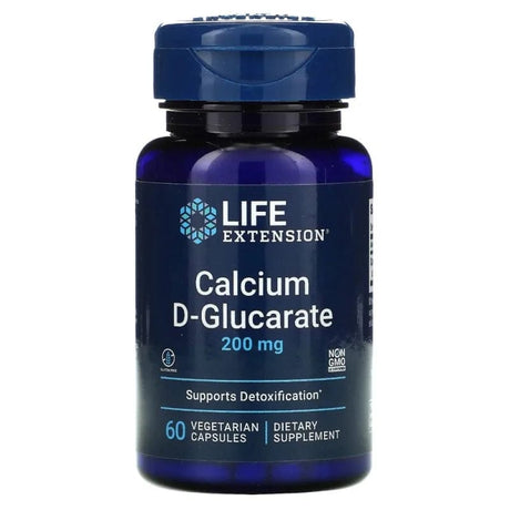 Life Extension Calcium D-Glucarate 200 mg - 60 Capsules