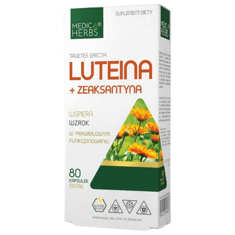 Medica Herbs Lutein + Zeaxanthin - 80 Capsules