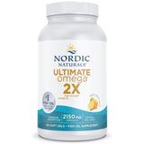 Nordic Naturals Ultimate Omega 2X, Lemon Flavour - 120 Capsules