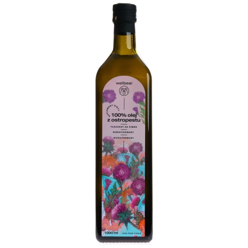 Wellbear Thistle Oil Cold Pressed - 1000 ml