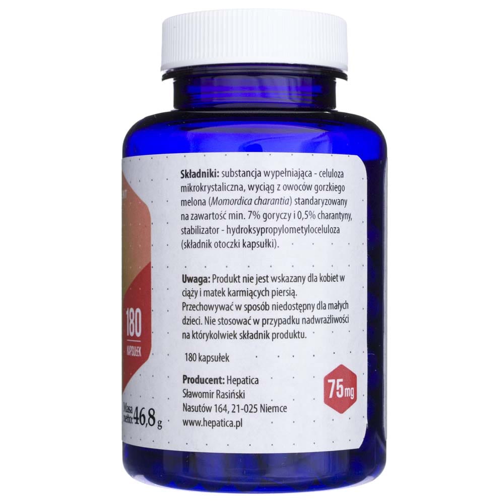 Hepatica Bitter Melon (standardized extract) - 180 Capsules