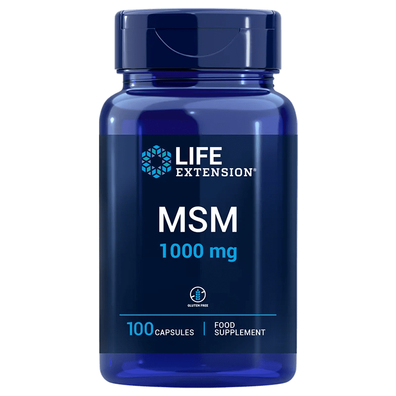 Life Extension MSM 1000 mg - 100 Capsules