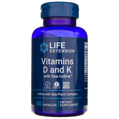 Life Extension Vitamins D & K  - 60 Capsules