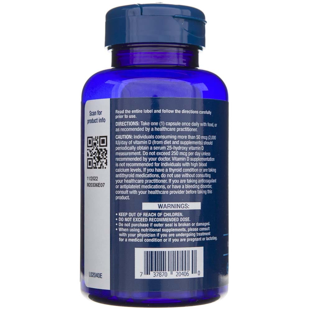 Life Extension Vitamins D & K  - 60 Capsules