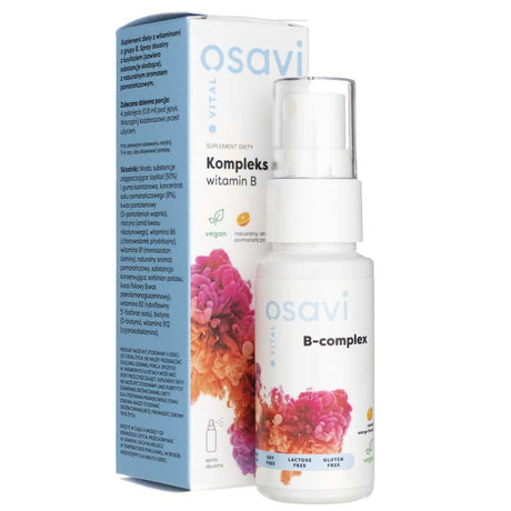 Osavi Vitamin B-complex, Oral Spray, Orange Flavour - 25 ml