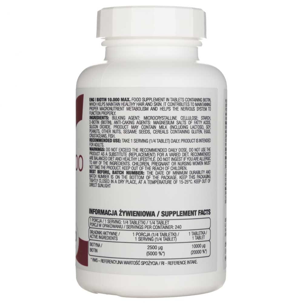 Ostrovit Biotin 10.000 MAX - 60 Tablets