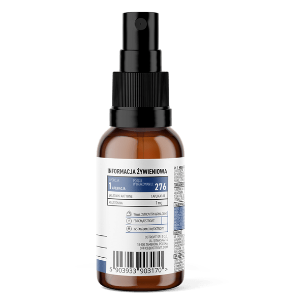 Ostrovit Pharma Melatonin, spray - 30 ml